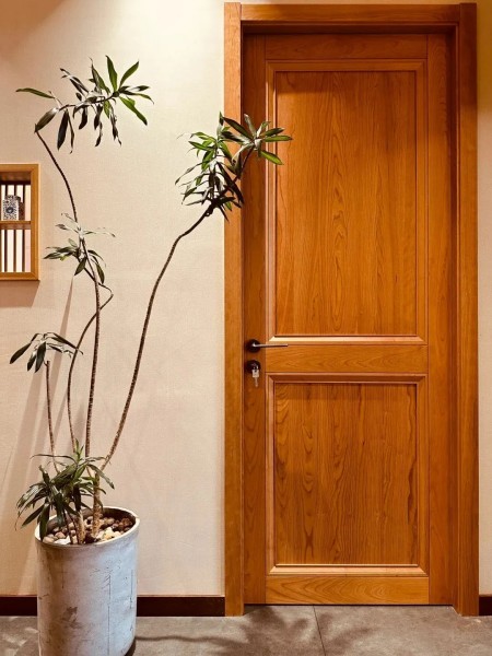 QianMuBang-Pintu kayu solid-2
