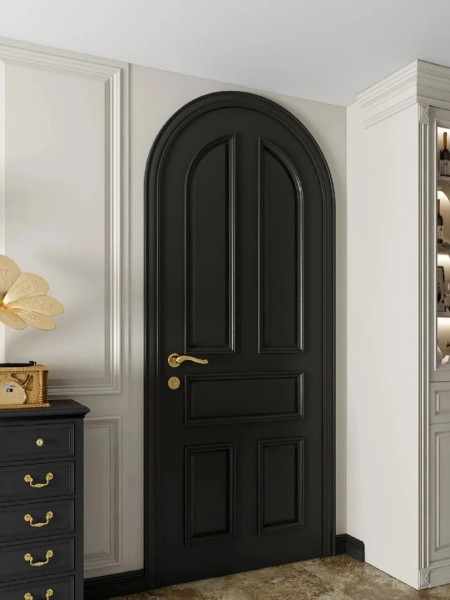 QianMuBang-Pintu kayu solid